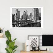 Minneapolis Skyline im Tageslicht Poster (Heimbüro)