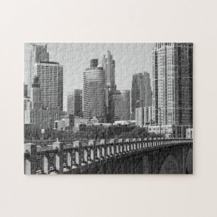 Minneapolis Skyline in Daylight Jigsaw Puzzles