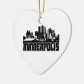 Minneapolis-Skyline Keramikornament (Links)