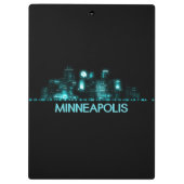 Minneapolis Skyline Klemmbrett (Rückseite)