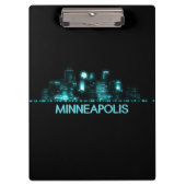 Minneapolis Skyline Klemmbrett (Vorderseite)