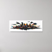 Minneapolis Skyline Leinwand Art (Vorderseite)