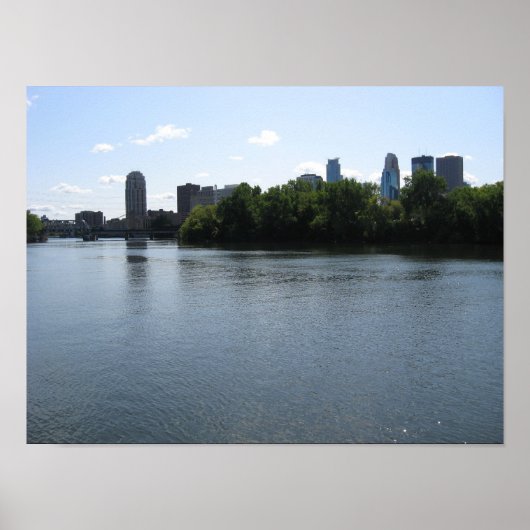Minneapolis Skyline Poster (Vorne)