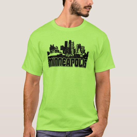 Minneapolis-Skyline T-Shirt (Vorderseite)