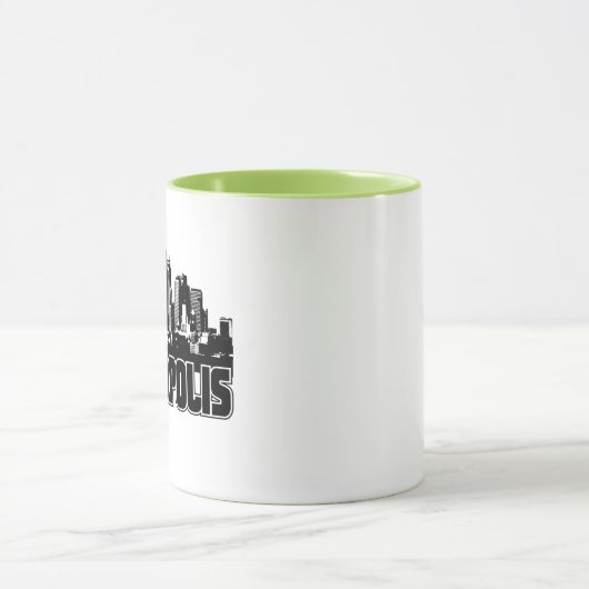 Minneapolis-Skyline Tasse (Zentrum)