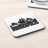 Minneapolis-Skyline Untersetzer (Linke Seite)