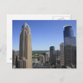 Minneapolis Skyline vom Foshay Tower Postkarte (Vorne/Hinten)