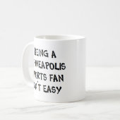 Minneapolis-Sportfan, zu sein Kaffeetasse (Vorderseite Links)