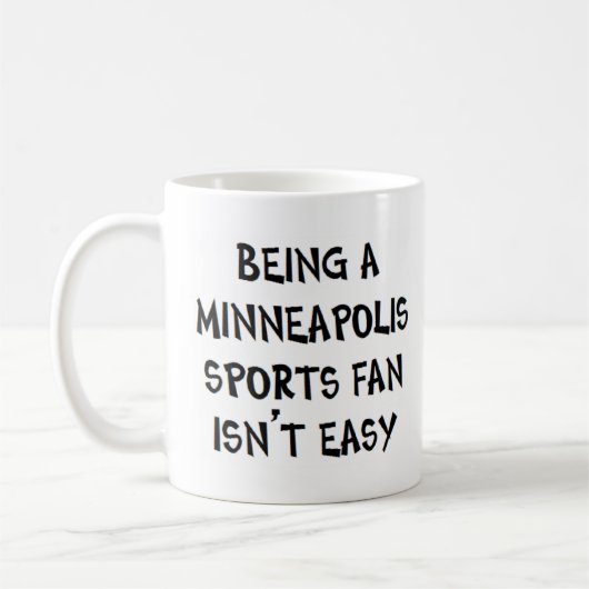 Minneapolis-Sportfan, zu sein Kaffeetasse (Links)
