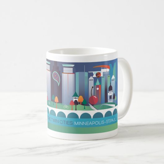Minneapolis St. Paul 11oz oder 15oz Tasse (VorderseiteRechts)