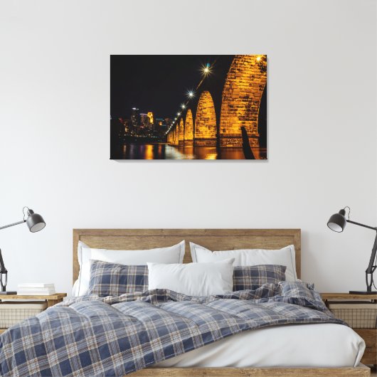 Minneapolis Stone Arch Bridge Leinwanddruck (Insitu (Schlafzimmer))