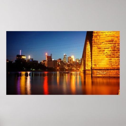 Minneapolis Stone Arch Bridge Poster (Vorne)
