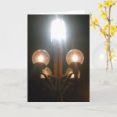 "Minneapolis Streetlights" Geburtskarte Karte (Gelbe Blume)