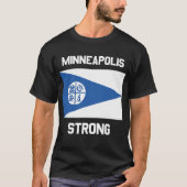 Minneapolis Strong Basic Dark T-Shirt (Vorderseite)