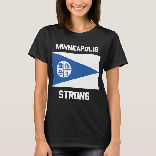 Minneapolis Strong Damen Basic T-Shirt (Vorderseite)