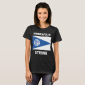 Minneapolis Strong Damen Basic T-Shirt (Vorne ganz)