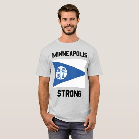 Minneapolis Strong Men’s Basic T-Shirt (Vorne ganz)