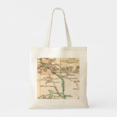 Minneapolis Vintage-Karten-Tasche Tragetasche (Rückseite)