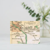 Minneapolis Vintage-Stadtkarte Postkarte (Stehend Vorderseite)