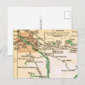 Minneapolis Vintage-Stadtkarte Postkarte (Vorne/Hinten)