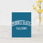 Minnechaug High School Hs Wilbraham Design Karte (Gelbe Blume)