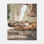 Minnehaha 1897 Vintage Native American Hiawatha Fleecedecke (Vorderseite)