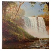 Minnehaha Falls, feine Kunst von Albert Bierstadt Fliese (Vorderseite)