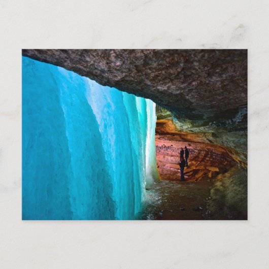 Minnehaha Falls in Minneapolis gefroren Postkarte (Vorderseite)