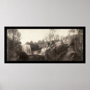 Minnehaha Falls MN Foto 1906 Poster