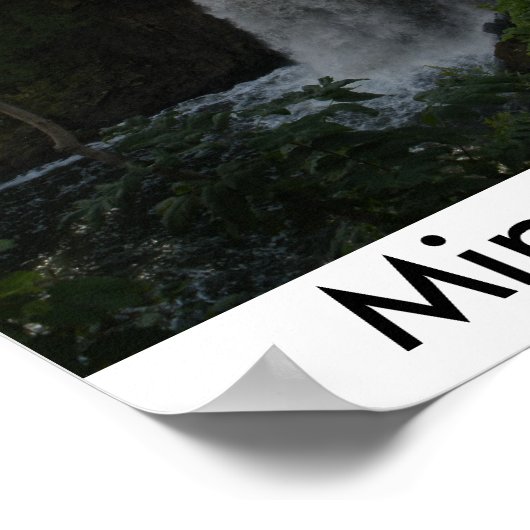 Minnehaha Falls Poster (Ecke)