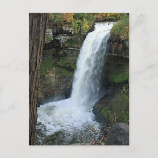 Minnehaha Falls Postkarte (Vorderseite)