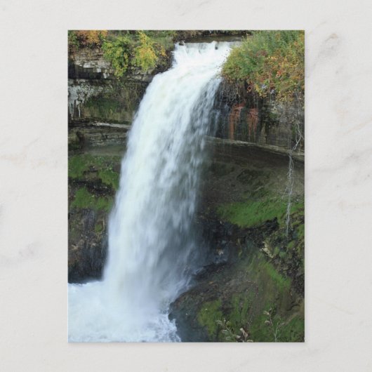 Minnehaha Falls Postkarte (Vorderseite)