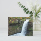 Minnehaha Falls Postkarte (Stehend Vorderseite)