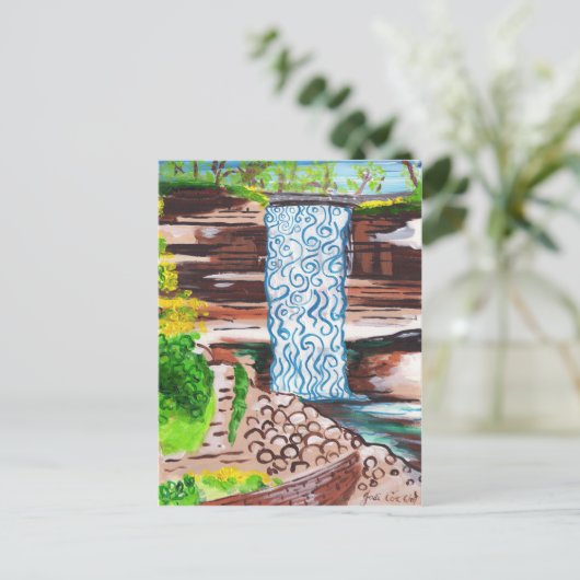 Minnehaha Falls - Postkarte (Stehend Vorderseite)