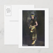 Minnehaha Portrait Postkarte (Vorne/Hinten)