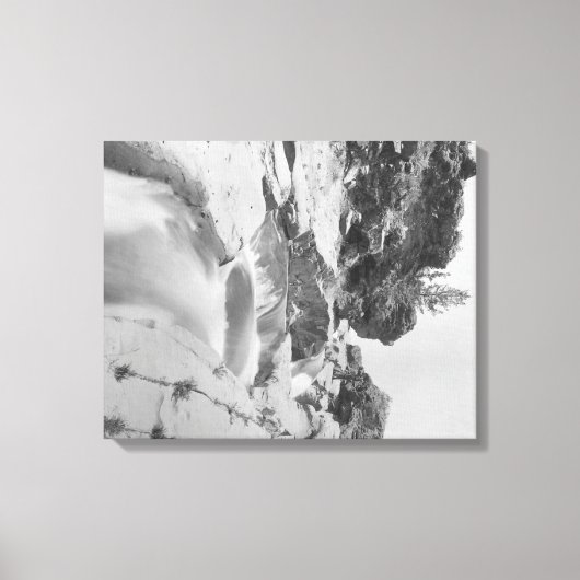 Minnekahta Falls nähe Hot Springs Foto Leinwanddruck (Vorderseite)