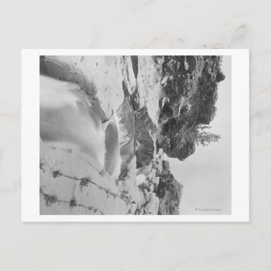 Minnekahta Falls nähe Hot Springs Foto Postkarte (Vorderseite)