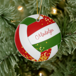 Minnesängerinnen und Volleyball Keramik Ornament