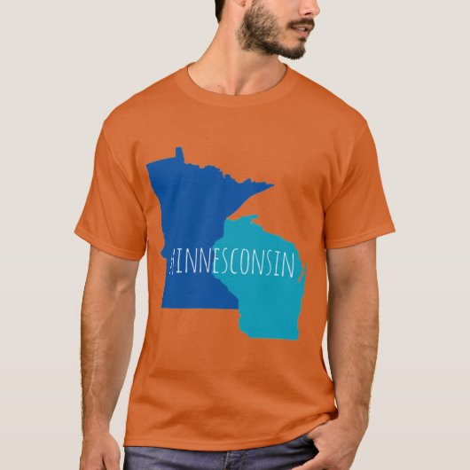 Minnesconsin Merchandise for MNWI Lovers T-Shirt (Vorderseite)