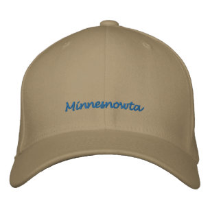 Minnesnowta Bestickte Baseballkappe