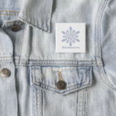 Minnesnowta Blue Snowflake Button (Beispiel)