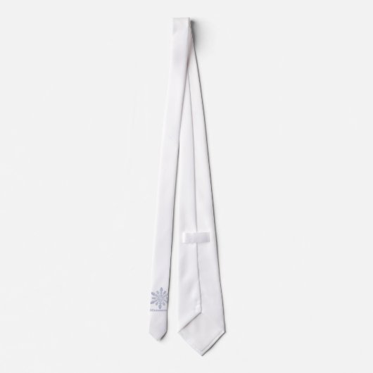 Minnesnowta Blue Snowflake Krawatte (Rückseite)