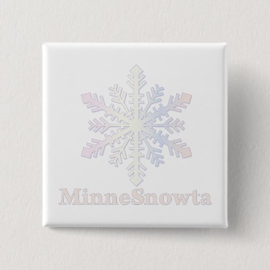MinneSnowta mit Snowflake Button (Vorderseite)