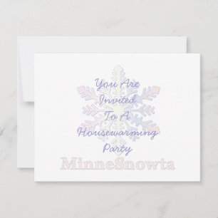 MinneSnowta mit Snowflake Einladung