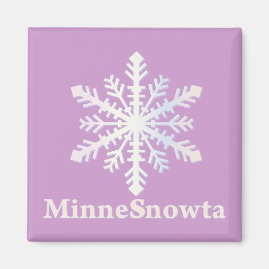 MinneSnowta mit Snowflake Magnet (Vorne)