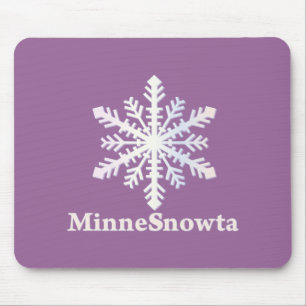 MinneSnowta mit Snowflake Mousepad