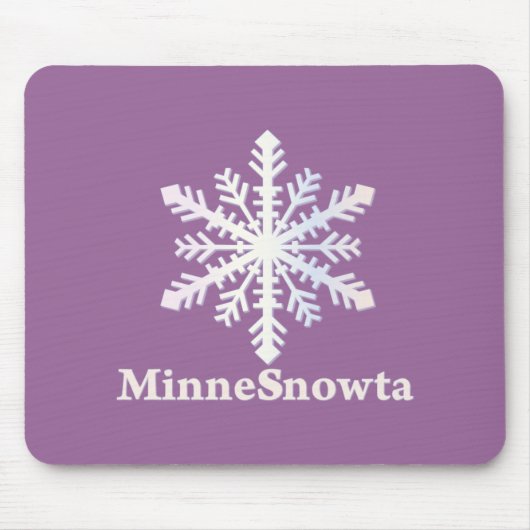 MinneSnowta mit Snowflake Mousepad (Vorne)