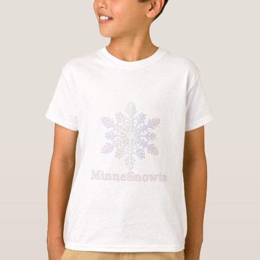 MinneSnowta mit Snowflake T-Shirt (Vorderseite)