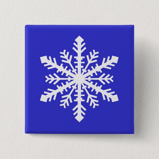 Minnesnowta Snowflake Button (Vorderseite)