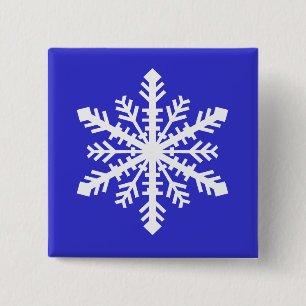 Minnesnowta Snowflake Button